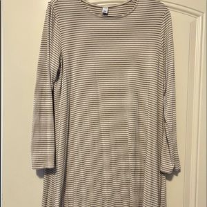 Swing a line dress knee length